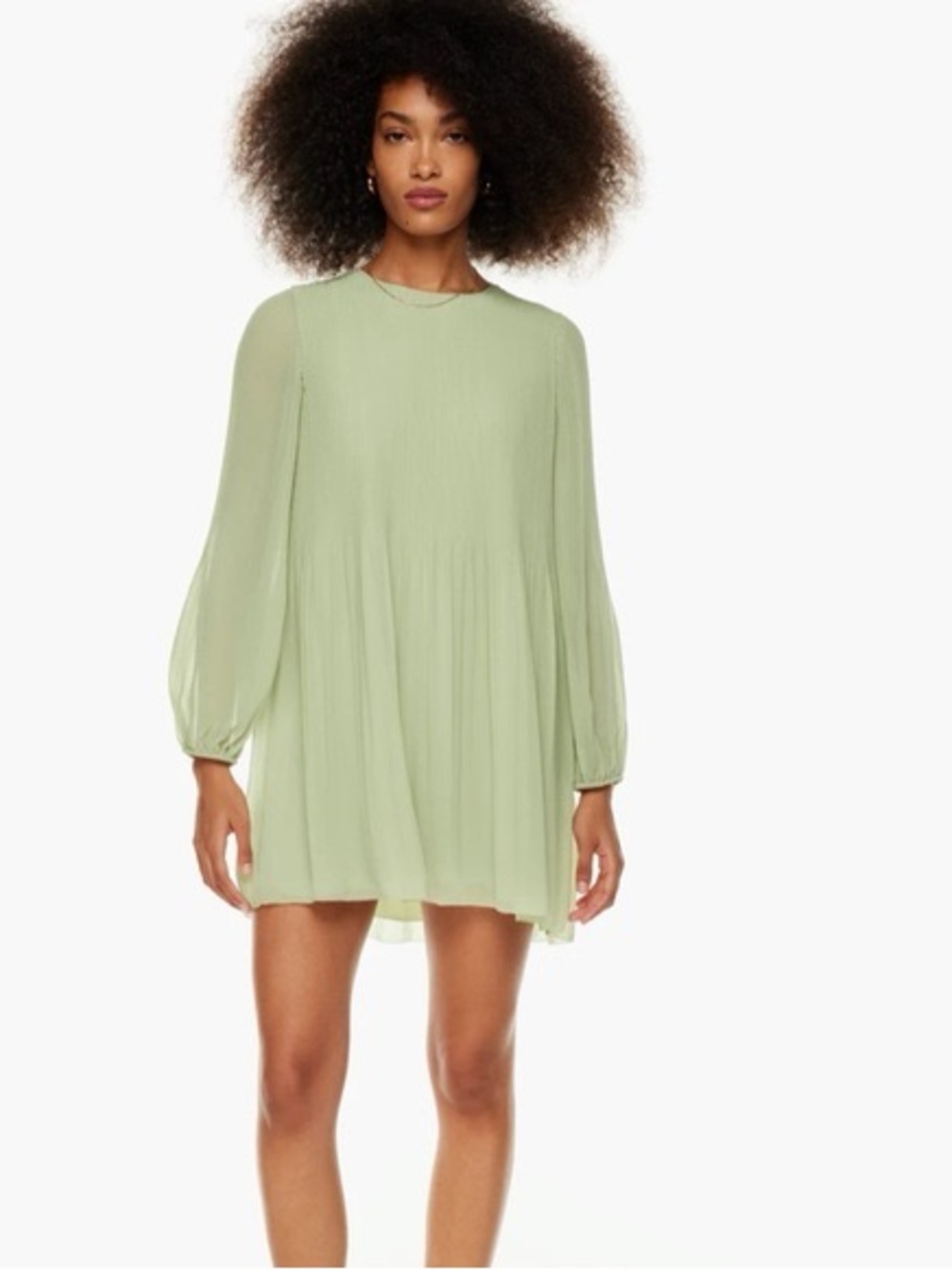 Wilfred Sage Green daydreamer mini dress